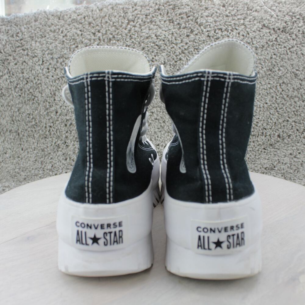Converse Run Star Hike Black White Platform High Top Womens 7.5 - Picture 4 of 8